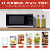 SHARP Countertop Microwave Oven with Removable 12.4" Carousel Turntable, 1000 Watt, 1.1 Cubic Feet, Stainless Steel