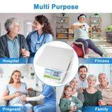THINKSCALE Medical Grade Floor Scale 440lbs –10g High Precision (0.02lb)–Extra Large Backlit Display–Portable Body Weight Scale for Home, Hospital, Physician, Gym & Bariatric Use– KG/LB