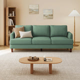 Gericco Mid Century Modern 89" 3-Seater Couch for Living Room, Green