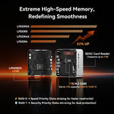 GEEKOM A9 Mega New Mini PC,AMD Ryzen AI MAX+388(118TOPS)||LPDDR5X 64GB+1TB