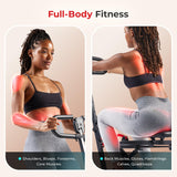 Sunny Health & Fitness Smart Upright Row-N-Ride Exerciser, Squat Assist Trainer for Glutes Workout with Adjustable Resistance, Easy Setup & Foldable, Glute & Leg Exercise Machine- NO. 077SMART Sunny Health & Fitness