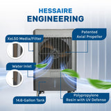 Hessaire MC61M 5,300 CFM 3-Speed Portable Evaporative Cooler
