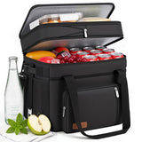 MIYCOO Cooler Bag Double Deck - 60 Can Leakproof Insulated Portable Soft Lunch Cooler, Extra Large Expandable Ice Chest Cooler for Beach, Picnic, Camping, Shopping