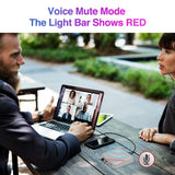 USB C Speakerphone Hub 360° Omnidirectional Sound Conference Microphone PD 85W Charging, 5Gbps Data Speed AVLT