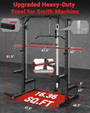 GarveeLife Smith Machine Home Gym with Barbell Bar, Cable System