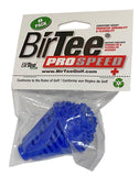 BirTee Golf Tees - PRO Speed Plus with Flexibility & Durability - 8 Pack. Indoor Golf Tees/Golf Simulator Tees/Winter Plastic Golf Tees (Blue)
