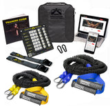 Crossover Symmetry Shoulder System Includes Two Sets of Resistance Bands Attachments Training Guide Exercise Chart Online Workouts for Home Fitness Rehab Rotator Cuff Exercises (Elite, Door Belts)