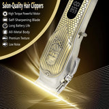 Professional Hair Clippers for Men With Extremely Heavy Duty Cutting Performance, Cordless Clippers for Hair Cutting, Quiet Hair Trimmer for Men and Kids, Mens Clippers and Trimmer, Barber Clippers