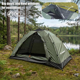 Backpacking Tent for Camping 1-5 Person Hiking Ultralight Tent for Waterproof Windproof Outdoor Two Doors Tents Easy Quick Setup Lightweight Instant Tents