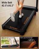 CURSOR FITNESS Treadmill with 20% Incline, Treadmills for Home 400 lb Capacity, 3.5HP Quiet Brushless, Folding Treadmill with Handle & Pulse Sensors, Running Machine for Home, 0.6-8.7MPH Speed Range