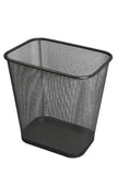Ybmhome Steel Mesh Rectangular Open Top Waste Basket Bin Trash Can for Office Home 8x12x12 Inches 1103s (1, Black)