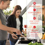 Kitchen Utensils Set, Cooking Utensil Set Kitchen Gadgets, Pots and Pans set Nonstick and Heat Resistant, 24 Pcs Nylon and Stainless Steel