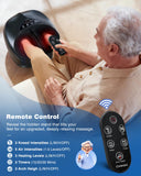 KNQZE Shiatsu Foot Massager with Heat and Remote, 2026 Upgraded Lift-Arch Design, 3D Deep Kneading, Relief for Plantar Fasciitis and Foot Pain, Fits Up to Men Size 14, Ideal Gift for Mom Women Men