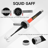 SANLIKE Octopus Fishing Gaff (Red, 10FT)