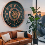 THE GEARS CLOCK 24'' Inch Real Moving Gear Wall Clock Sweden Line Gothenburg (24 inches (59 cm))