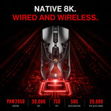 AM Infinity Mouse .97 Wireless Gaming Mouse 47g Ultra-Light PAW3950 Sensor