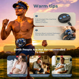 MASTOGO EMS AB Belt Muscle Stimulator,3 in 1 Wireless Tens Unit Stim Machine for Muscle Recovery,Electric ABS Home Gym Workout Belt for Abdomen
