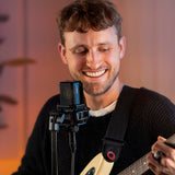 RAY Microphone with Autofocus for Your Voice - Mute by Distance and Mute Button - for Podcasts, Streaming, Content and Music in Studio Quality - 1" Studio Condenser Capsule Lewitt