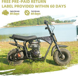 BRM100 Mini Dirt Pit Bike 105cc 4-Stroke Off Road for Teens Adults 220 LBS