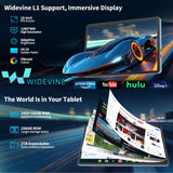 2026 Upgraded Android 16 Tablet, 10 inch Tablet with Keyboard, 24GB+256GB+2TB Expand