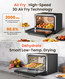 FOTILE HYZK32-E3-B ChefCubii 1.1 cu. ft. 4-in-1 Combi-Steam Oven with Steam-Bake, Air Fry, Convection, Dehydrator Functions, and 50 Preset Menus, Black