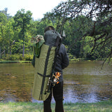 AGOOL Fishing Rod Case Pole Bag Reel Case Large Capacity Waterproof Travel Carry Bag Fishing Gifts for Men