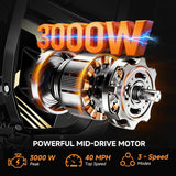 Oryxearth Electric Dirt Bike VE-5, 3000W Peak Motor