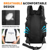 Triforde Hiking Backpack Tactical Backpack for Men Women, 80L Military Backpack Rucksack Waterproof Large Travel Camping Backpack for Men, Molle Rucksack Outdoor Sport Travel Cycling Daypack (Black)