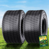 Wiltire 2 Pack 20x10.00-8 Lawn Mower Tire,20x10-8 Lawn Tractor Turf Tires for Most Lawn & Garden Utility Vehicles,20x10x8 nhs Garden Tire, 4 Ply Tubeless,1190lbs Capacity