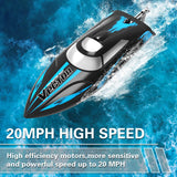volantexrc RC Remote Control Boat for Pool，2.4Ghz Control RC Boats for Adults, Lake Electric Boat with Water Cooling System 2Rechargeable Batteries