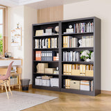 Adjustable 5-Tier Bookcase with High Weight Capacity,Bookshelves and Bookcases for Living Room,Offic