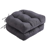 IPYNBAP Outdoor Chair Cushions Set of 2, Patio Chair Cushions with Ties,19x19+5