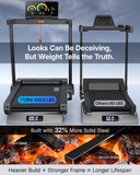 MERACH Incline Treadmill with Incline 6%-15%, 7-Layer Belt 300LBS Capacity Tredmill Foldable Handle Running Treadmills for Home