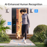 Noorio Wireless Doorbell Camera, 2K Video, Battery Powered, 140° Wide Angle