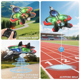 Tubokoro Foam Remote Control Airplanes RC Planes for Kids Adults, RC Airplane Fighter Jet with Light, 360° Flip Fighter Jet Toys, Stunt Roll, Airplane Toy Gifts for Kids Boys