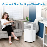 ACONEE Portable Air Conditioner, 8000 BTUs 3-IN-1 Quiet AC Unit with Remote Control, Portable Air Conditioner