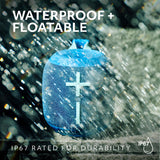 Ultimate Ears WONDERBOOM 4 Portable Waterproof Bluetooth Speaker with Balanced 360-Degree Sound and Bass, Dustproof Floating Speaker with 131ft (40m) Range - Blue