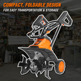WEN Electric Tiller and Cultivator with 14-Inch Tilling Width and 10-Amp Motor (TC1014)