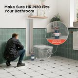 HOROW HR-N30 Non-Electric Bidet Toilet with Battery Auto Flush