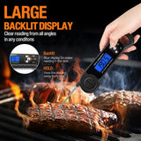 AMMZO Meat Thermometer Digital, Instant Read Food Thermometer for Cooking, Grilling, Baking, Frying & Candy Making, Essentials Kitchen Gadgets Accessory