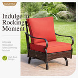 Sophia & William Metal Patio Furniture Set with Fire Pit Table, 5 Pieces