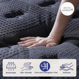 King Size Mattress (High-End Upgraded) Hotel-Level Luxury 14 Inch Hybrid King Mattress In A Box, Cooling-Gel Memory Foam & Pocket Springs, Back Pain, Extra Edge Support, 365-Night Trial, Medium Firm