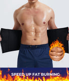TAILONG Weight Loss Body Shaper For Men Workout Exercise compression Waist Trainer Band Lumber Support Corset (Black, 3XL)