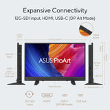 ASUS ProArt PA16USV 15.6 Inch 4K HDR-10, SDI, USB-C Professional Monitor