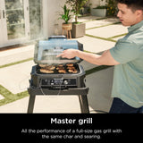 Ninja Woodfire ProConnect Premium XL BBQ Grill, 7-in-1, App Enabled, Blue