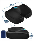 Foam Seat Cushion for Office Chairs & Car - Ergonomic Office Desk Accessories - Cushions for Tailbone Pain Relief