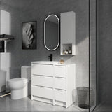 Pluriton 36 inch Freestanding Bathroom Vanity with Sink, Bathroom Vanity