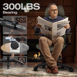ELABEST X100 Ergonomic Mesh Office Chair with Footrest, Big and Tall Home Desk Chair with 5D Flip-Up Arms, Adjustable 3D Lumbar Support, Gaming & Executive Computer Chair (Coffee Break)