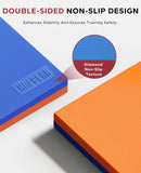 HAPBEAR Exercise Balance Pad 2-Pack - 15"x12" Non-Slip Stability Training Mats - 2.25" Thick Soft Cushioned Foam - for Physical Therapy & Core Training