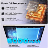 Dghrti 11 inch Tablet, Android 14 Tablets with 24(8+16)GB RAM+256GB ROM(2TB TF), Octa-Core 2.0GHz, 8000mAh Battery Dghrti